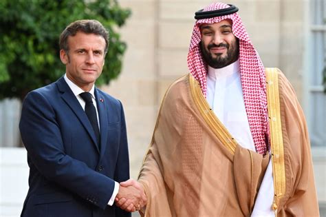 Macron hosts Saudi crown prince for Ukraine, Mideast talks